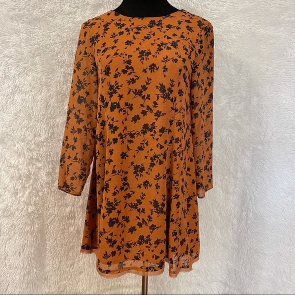 Kimchi Blue Women’s Cinderdrea Floral Long Sleeve Dress